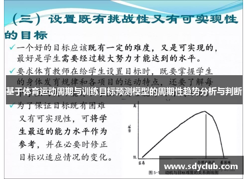 基于体育运动周期与训练目标预测模型的周期性趋势分析与判断